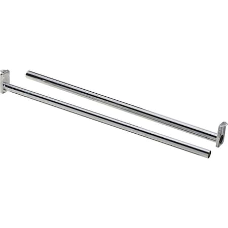 National Hardware 48-72 in. Chrome Adjustable Closet Rod 112007
